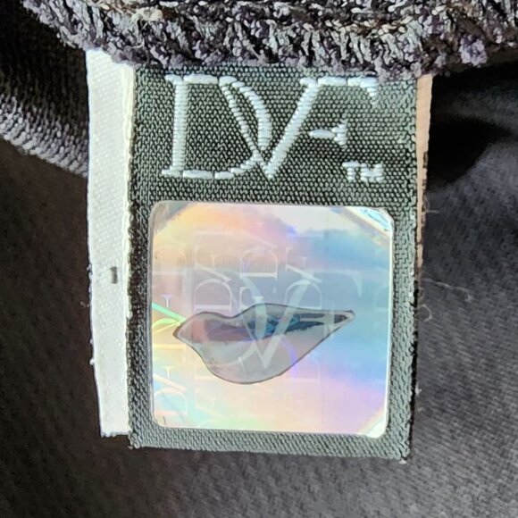 Diane Von Furstenberg Camisha DFV Black Ribbed Short Camisha Skirt Womens 10 - Picture 6 of 10